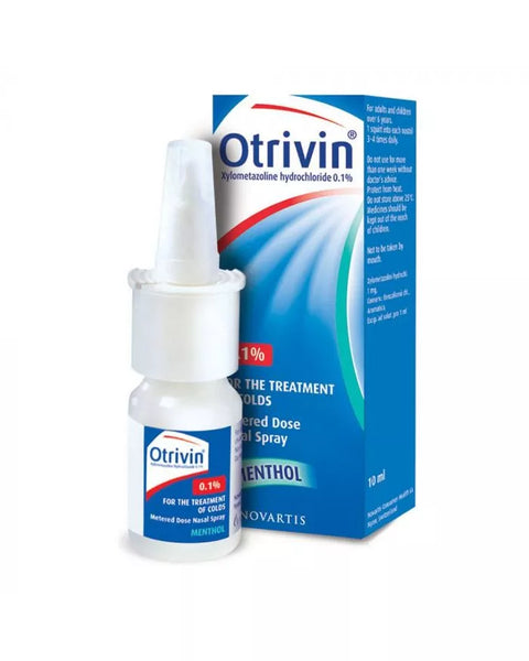 Otrivin 0.1% Menthol Nasal Spray 10ml