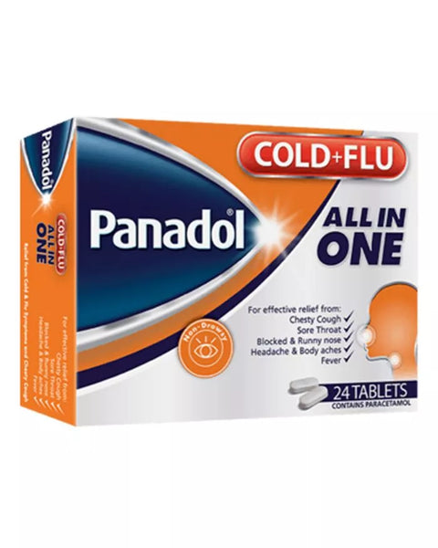 Panadol Cold & Flu All In One 24's