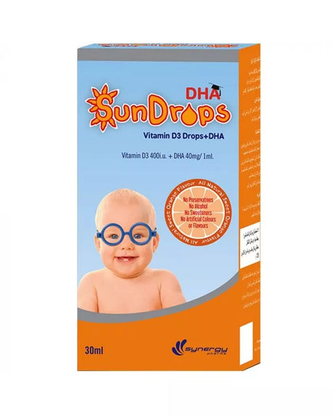 Synergy Sundrops DHA Vitamin D3 30ml
