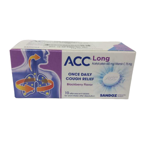 ACC 600 Long Effervescent Tablet 10's