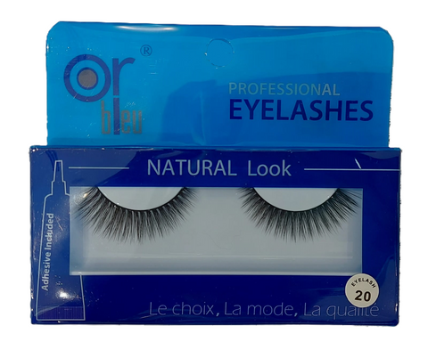 Or Bleu Natural Eyelashes Complete Set (20)