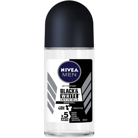 NIVEA Men Deodorant Roll-On Black & White Original 50ml