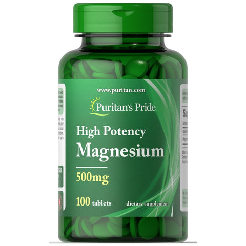 Puritan’s Pride Magnesium 500mg Tablet 100's