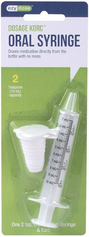Ezydose Oral Syringe W/Dosage Cork 10ml