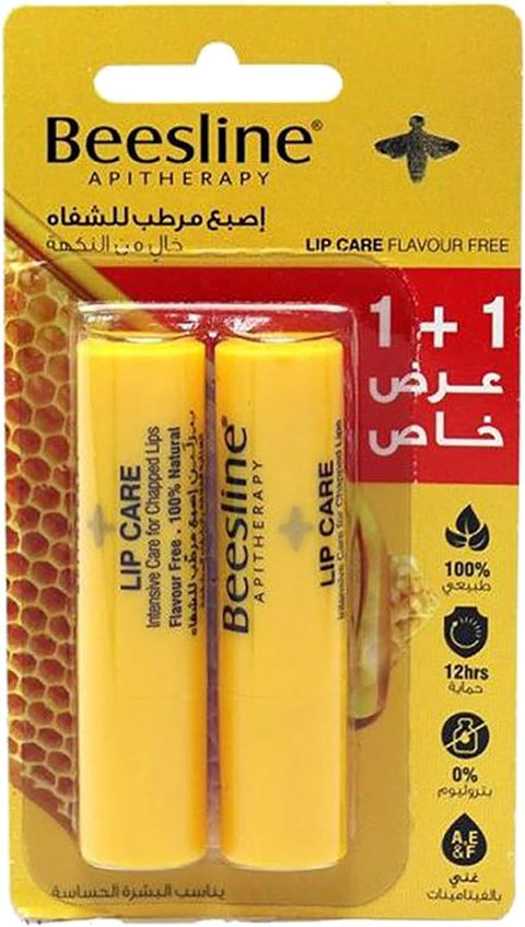 Beesline Lip care Flavour Free (1+1 FREE)