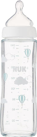 Nuk New Classic Glass Baby Bottle 240ml 6-18 Months