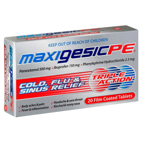 MAXIGESIC PE Tablets 20's