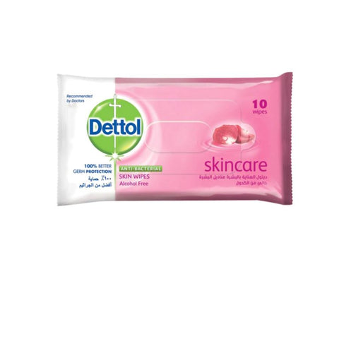 Dettol Antibacterial Wipes Skincare 10's