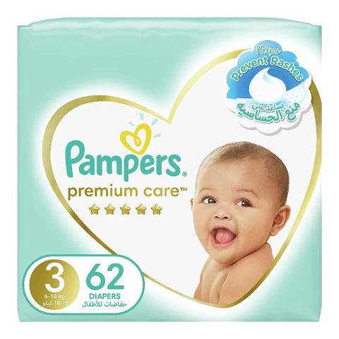 Pampers Premium Care Size 3 62's