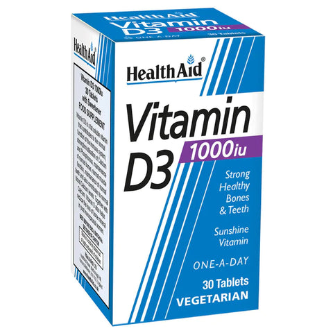 Health Aid Vitamin D3 1000IU 30's