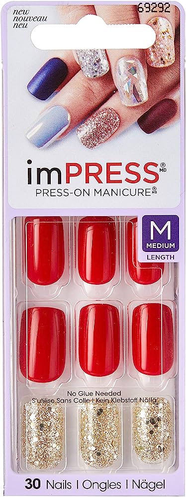 Impress Accent Nails He'S With Me Bipam015