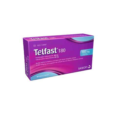 Telfast 180mg Tablet 30's