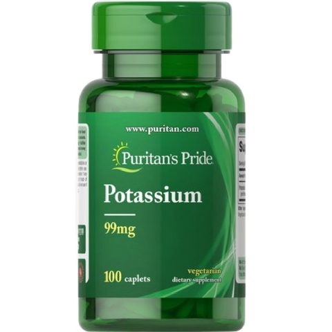 Puritan’s Pride Potassium 99 mg Caplet 100's