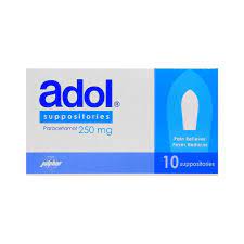 Adol 250mg Suppositories 10's