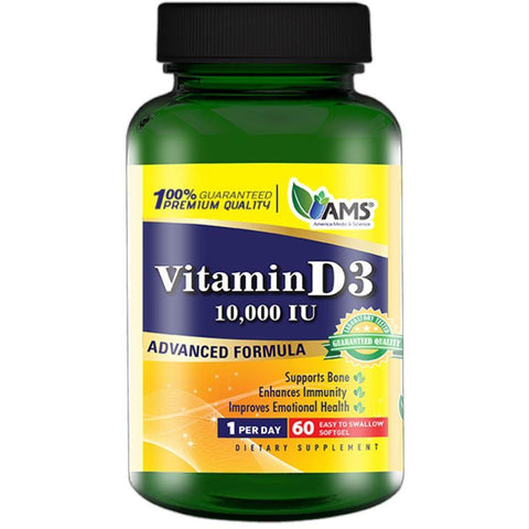 Ams Vitamin D 10000Iu Softgels 60's