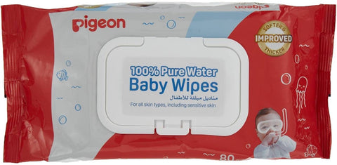 Pigeon Baby Wipe 80 Sheets With Lid