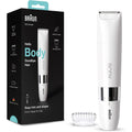 Braun Bs 1000, Body Mini Trimmer Wet & Dry With Trimming Comb, White