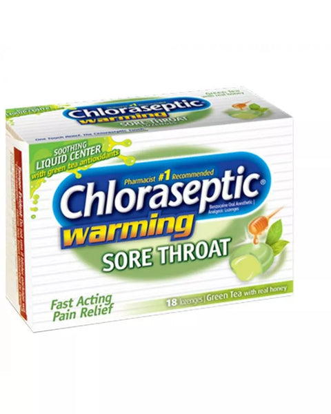 Chloraseptic Sore Throat (Green Tea) 18's