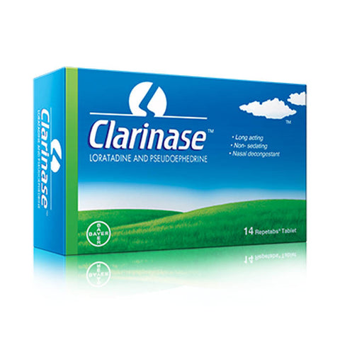 Clarinase Repetabs 5mg/120mg 14's