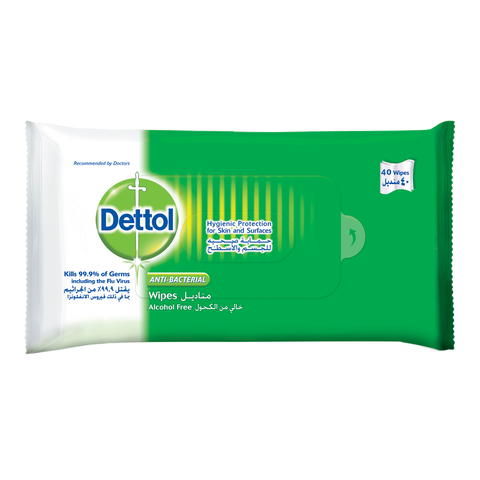 Dettol Antibacterial Wipes Original 40's