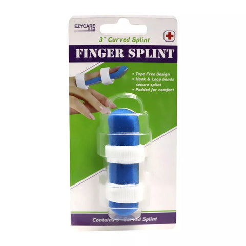 Ezycare Finger Splint 3" Curved