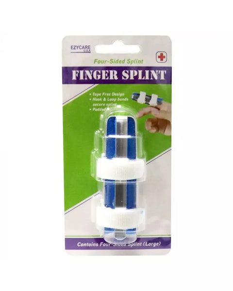 Ezycare Finger Splint Four - Sided (L)