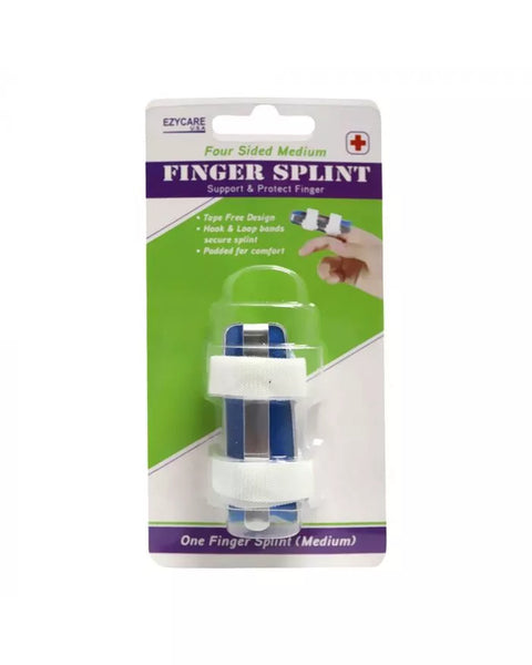 Ezycare Finger Splint Four - Sided (M)