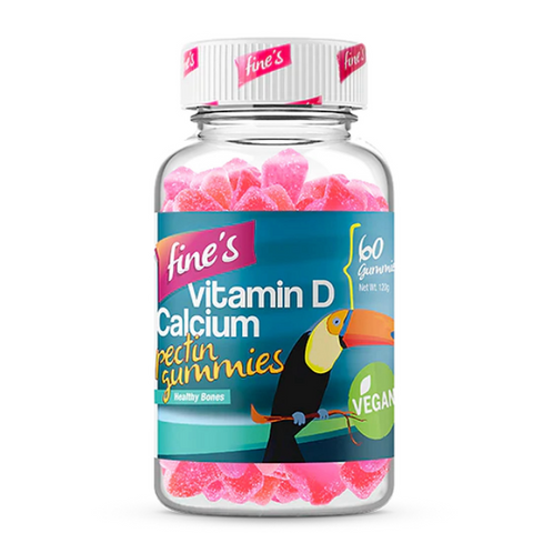 Fine's Vitamin D Calcium Gummies 60's