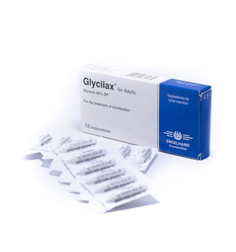 Glycilax Adult Suppositories 12's