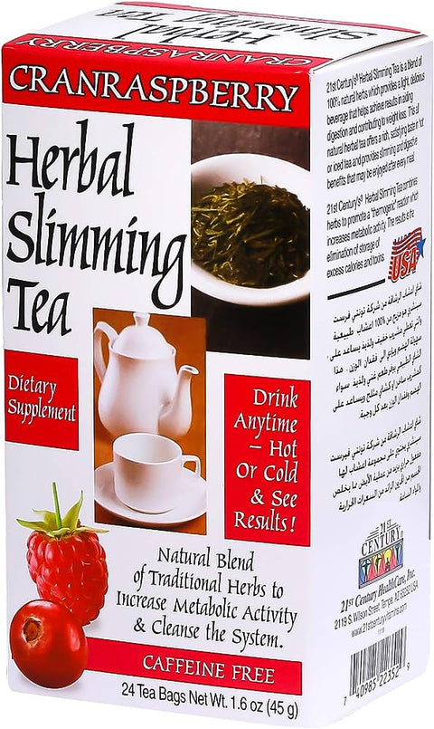 Herbal Slimming Tea Cransrasberry 24's