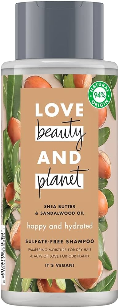 Love Beauty Planet Shampoo shea Butter & Sandalwood 400ml