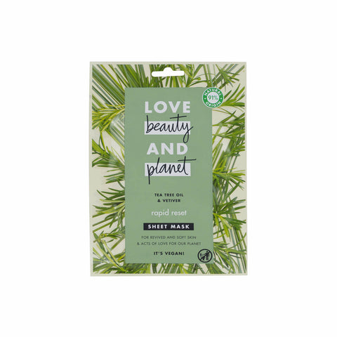 Love Beauty & Planet Rapid Tea Tree Oil & Vetiver Mask 21ml