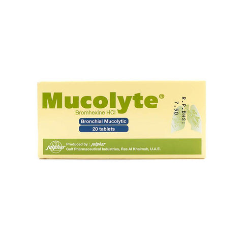 Mucolyte 8mg Tablet 20's