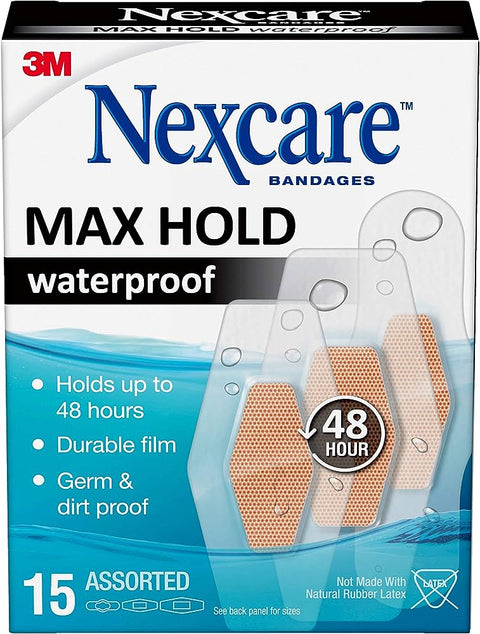 Nexcare Max Hold Waterproof 12's