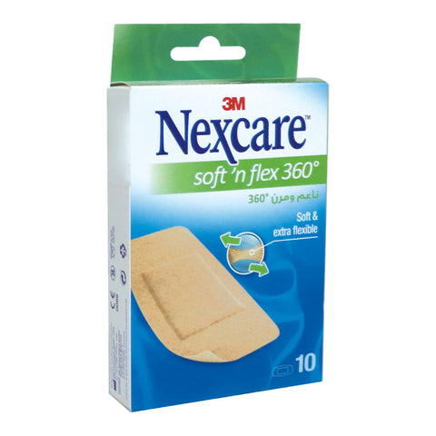 Nexcare Soft'n Flex Strips D shape 10's