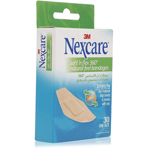 Nexcare Soft'n Flex Comfort Bandages 30's