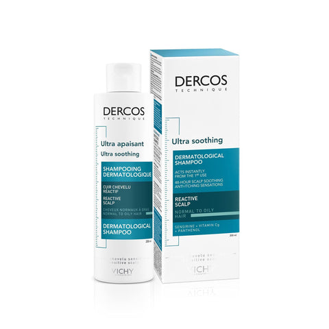 Vichy Dercos Ultra Soothing Normal to Oily Shampoo 200ml