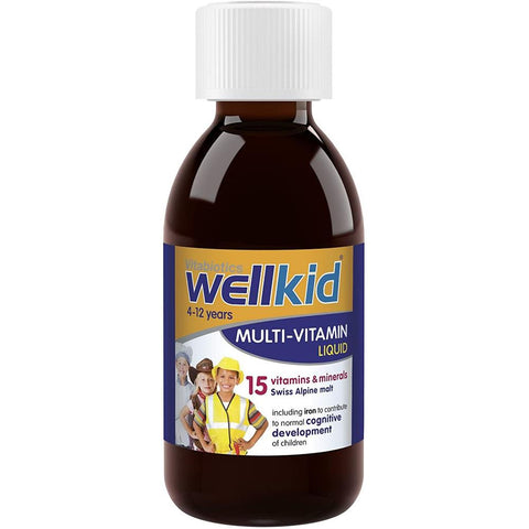 Wellkid Multi-vitamin Liquid 4-12years 150ml
