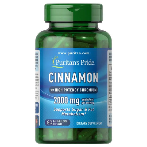 Puritan’s Pride Cinnamon Complex with High Potency Chromium 60's