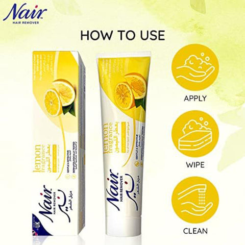 Nair Hair Remover cream Lemon 110g (Legs & Body)