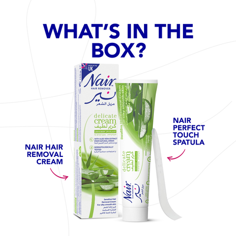 Nair Hair Remover cream Delicate 110g ( Legs & Body)