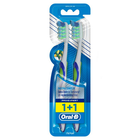 Oral B Toothbrush (1+1) Pro Expert 3D clean 40M